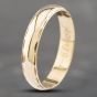 Second Hand 9ct Yellow Gold 4mm Patterned Wedding Ring 41871380