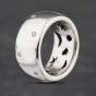 Second Hand 18ct White Gold Diamond 10mm Wedding Ring 41871403