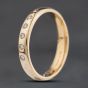 Second Hand 9ct Yellow Gold 0.12ct Brilliant Cut Diamond 3.3mm Wedding Ring 41871441