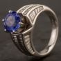 Second Hand Platinum Tanzanite Ring 4232028