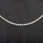 Second Hand 14ct White Gold 16 Inch 8.00ct Diamond Tennis Necklet 4304019