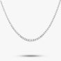 Second Hand 14ct White Gold 4.71ct Brilliant Cut Diamond Graduated 17 Inch Tennis Necklace 4304155114
