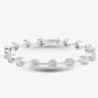 Second Hand 14ct White Gold 2.40ct Diamond Cluster Bracelet 4307125