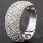 Second Hand 18ct White Gold 2.00ct Pave Diamond Ring 4312023