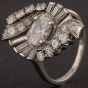 Second Hand Platinum 2.50ct Brilliant Cut Diamond Swirl Ring 4312035