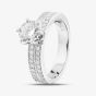 Second Hand Platinum Certificated 1.08ct Brilliant Cut Diamond Solitaire Ring 43121036