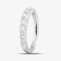 Second Hand Platinum 0.73ct Brilliant Cut Diamond Half Eternity Ring 43121049