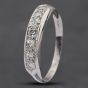 Second Hand 14ct White Gold Brilliant Cut Diamond Seven Stone Half Eternity Ring 43121075