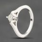Second Hand 9ct White Gold 0.23ct Brilliant Cut Diamond Solitaire Ring 43121106