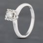 Second Hand 14ct White Gold 0.16ct Brilliant Cut Diamond Solitaire Ring 43121127