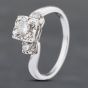 Second Hand 14ct White Gold 0.18ct Brilliant Cut Diamond Solitaire Ring 43121129