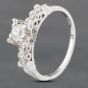 Second Hand 14ct White Gold 0.36ct Brilliant Cut Diamond Solitaire Ring 43121136
