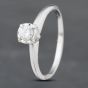 Second Hand 9ct White Gold 0.27ct Brilliant Cut Diamond Solitaire Ring 43121140