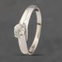 Second Hand 14ct White Gold 0.35ct Diamond Solitaire Ring 43121154