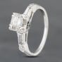 Second Hand 14ct White Gold 0.30ct Brilliant Cut Diamond Solitaire Ring 43121164
