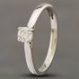 Second Hand Platinum Brilliant Cut Diamond Solitaire Ring 43121176