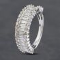 Second Hand 14ct White Gold 1.50ct Diamond Half Eternity Ring 43121195