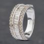 Second Hand 14ct White Gold 1.50ct Diamond Band Ring 43121205
