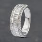 Second Hand 14ct White Gold 1.00ct Diamond Band Ring 43121209