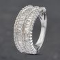 Second Hand 14ct White Gold 1.34ct Diamond Band Ring 43121211