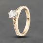 Second Hand 14ct Yellow Gold 0.30ct Brilliant Cut Diamond Solitaire Ring 43121222