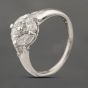 Second Hand Platinum 1.01ct Diamond Marquise Cut Cluster Ring 43121251