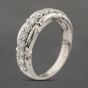 Second Hand Platinum 1.04ct Brilliant Cut Diamond Half Eternity Ring 43121252