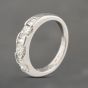 Second Hand Platinum 1.00ct Diamond Half Eternity Ring 43121287