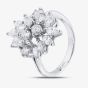 Second Hand Platinum 2.36ct Diamond Marquise Cluster Ring 43121298