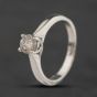 Second Hand 18ct White Gold 0.70ct Diamond Four Claw Solitaire Ring 43121355