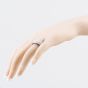 Second Hand 9ct White Gold Diamond Five Row Band Ring 43121357