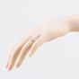 Second Hand 9ct Yellow Gold 0.11ct Diamond Chain Link Dress Ring 43121358