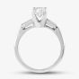 Second Hand 14ct White Gold 0.90ct Brilliant Cut Diamond Solitaire Ring 4312155222
