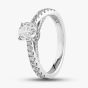 Second Hand 14ct White Gold 0.72ct Brilliant Cut Diamond Solitaire Ring 431215637