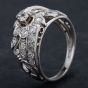 Second Hand 9ct White Gold Diamond Fancy Dress Ring 4312416