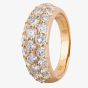 Second Hand 18ct Yellow Gold 2.30ct Pave Diamond Ring 4312505