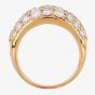 Second Hand 18ct Yellow Gold 2.30ct Pave Diamond Ring 4312505