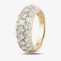 Second Hand 18ct Yellow Gold 2.30ct Pave Diamond Ring 4312505