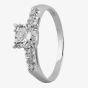 Second Hand Platinum 0.90ct Diamond Single Stone Ring 4312578
