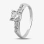 Second Hand Platinum 0.90ct Diamond Single Stone Ring 4312578