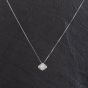 Second Hand 9ct White Gold Diamond Cluster Pendant 4314004