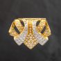 Second Hand 18ct Two Colour Gold 2.50ct Brilliant Cut Diamond Enhancer Loose Pendant 4314065