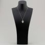 Second Hand Platinum 2.01ct Brilliant Cut Yellow & White Diamond Pendant & 18 Inch Curb Chain 43141077