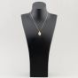 Second Hand 9ct Yellow Gold 0.50ct Brilliant Cut Diamond Graduated Pendant & 16 Inch Snake Chain 43141138