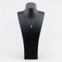 Second Hand Platinum 1.01ct Brilliant Cut Diamond Set Cross Pendant & 16 Inch Trace Chain 43141239