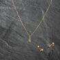 Second Hand Yellow Gold Star Pendant & Earrings Jewellery Set 43141320