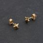 Second Hand Yellow Gold Star Pendant & Earrings Jewellery Set 43141320