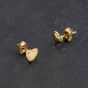Second Hand Yellow Gold Heart Pendant & Earrings Jewellery Set 43141321