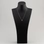 Second Hand White Gold 0.50ct Brilliant Cut Diamond Pendant & 18 Inch Trace Chain 4314211