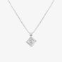 Second Hand Platinum Princess Cut Diamond Cluster Pendant 4314221